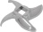 KNIFE FOR MEAT MINCER ST. STEEL MOD.42