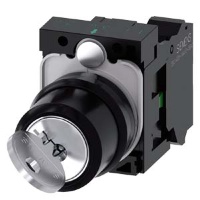 ПОВОРОТНЫЙ ПЕРЕКЛЮЧАТЕЛЬ С КЛЮЧОМ RONIS, 22MM, КРУГЛЫЙ, ПЛАСТИК, NO. ЗАМКА SB30, С 2 КЛЮЧАМИ, 2 КОММУТАЦИОННЫХ ПОЛОЖЕНИЯ O-I, С ФИКСАЦИЕЙ, 10:30Ч/13:30Ч, ПОЛОЖЕНИЯ ИЗВЛЕЧЕНИЯ КЛЮЧА: O+I, С ДЕРЖАТЕЛЕМ, 1NO,  ПРУЖИННЫЕ КЛЕММЫ, POSSIBLE СПЕЦ. ЗАМОКS: SB31, 4