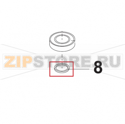 Distance Piece Bear Varimixer RN20 VL-2                                                                           Distance Piece Bear Varimixer RN20 VL-2Запчасть на сборочном чертеже под номером: 8Название запчасти на датском&nbsp;языке: Distance Piece Bear Varimixer RN20 VL-2