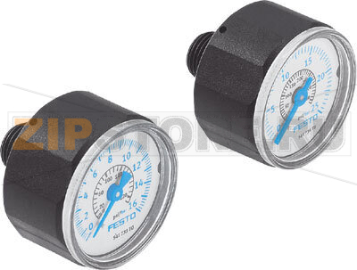 Комплект манометров Festo DPA-40-16-MA-SET 