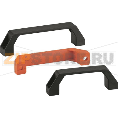 Ручка корпусная, черная, 138х42 мм, 1 шт Rohde EC-01.120.84 