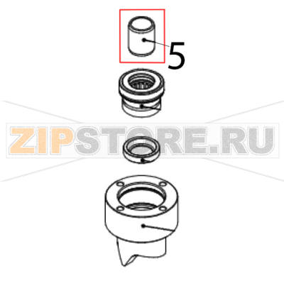 Кольцо внутреннее 1R 20х25х30 Abat ЛГ-90/30Г-02 Кольцо внутреннее 1R 20х25х30 Abat ЛГ-90/30Г-02Запчасть на деталировке под номером: 5