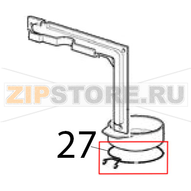Molletta Scotsman B 40 Molletta Scotsman B 40Запчасть на деталировке под номером: 27