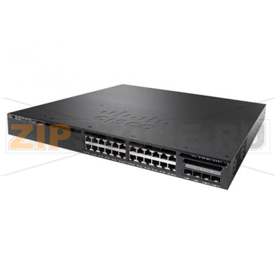 Коммутатор 24xGE (PoE), 2xSFP, 2xSFP+, LAN Base Cisco WS-C3650-24PDM-L 