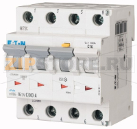 Выключатель автоматический дифференциальный 20/0,03А, 3+N полюсов Eaton mRB4-20/3N/C/003-A