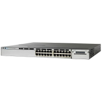 Коммутатор 24xGE (PoE+), LAN Base Cisco WS-C3850-24T-L