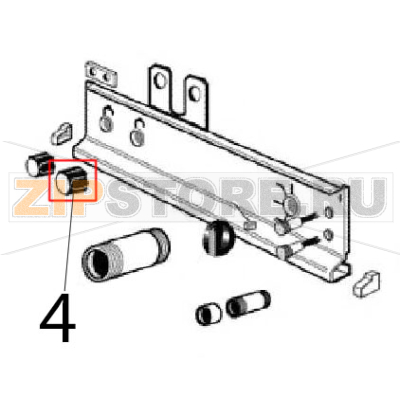 Blue ring knob Angelo Po 31PIE6 Blue ring knob Angelo Po 31PIE6Запчасть на деталировке под номером: 4