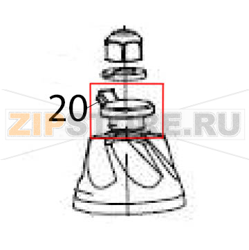 Bean rabble Hurakan HKN-ME717 Bean rabble Hurakan HKN-ME717Запчасть на деталировке под номером: 20
