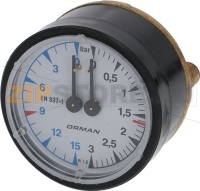 BOILER-PUMP PRESSURE GAUGE ø 62 mm