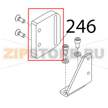 Guida rullino catena volano Sirman Anniversario 300 Guida rullino catena volano Sirman Anniversario 300Запчасть на деталировке под номером: 246