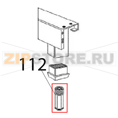 Foot S/S assembly Angelo Po FC241G Foot S/S assembly Angelo Po FC241GЗапчасть на деталировке под номером: 112