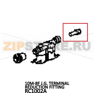 10M-8F J.G. Terminal reduction fitting Unox XL 415 10M-8F J.G. Terminal reduction fitting Unox XL 415Запчасть на деталировке под номером: 33Название запчасти на английском языке: 10M-8F J.G. Terminal reduction fitting Unox XL 415