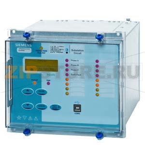 дифференциальная защита трансформатора (Duobias-M) корпус E8, 6 ТТ, 2 ТТ EF/REF, 1 ТН 9 ДВх/6 ДВых, 16 СИД измерительные входы: 1/5 А, 40–160 В,  50/60 Гц вспомогательное напряжение 24–250 В DC/100–230 В AC порог ДВх: 19 В DC USB-интерфейс спереди, сзади 