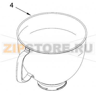 Bowl, 5 Qt. KitchenAid 5KSM150PSE Bowl, 5 Qt. KitchenAid 5KSM150PSE

Запчасть на сборочном чертеже под номером: 4

Название запчасти KitchenAid на английском языке: Bowl, 5 Qt. KitchenAid 5KSM150PSE