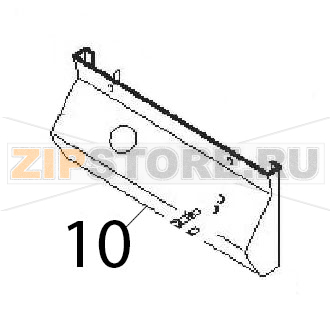 Upper control board Angelo Po 0G1CP1E Upper control board Angelo Po 0G1CP1EЗапчасть на деталировке под номером: 10