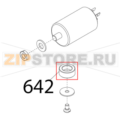 Distanziale per scatola relais Sirman Mirra 300 Y09 Distanziale per scatola relais Sirman Mirra 300 Y09Запчасть на деталировке под номером: 642