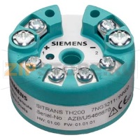 ТЕМПЕРАТУРНЫЙ ПРЕОБРАЗОВАТЕЛЬ SITRANS TH200 ДЛЯ УСТАНОВКИ В СОЕДИНИТЕЛЬНУЮ ГОЛОВКУ С ЭЛЕКТРИЧЕСКОЙ ИЗОЛЯЦИЕЙ, ТИП B (DIN 43729),  2-ХПРОВОДНАЯ СИСТЕМА, 4 -20 MA, ПРОГРАММИРУЕМЫЙ Siemens 7NG3211-1....