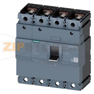 switch disconnector 3VA1 IEC frame 250 4-pole SD100, In=250A without overload protection w/o short-circuit protection nut keeper kit Siemens 3VA1225-1AA42-0AA0 