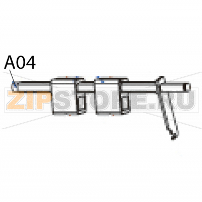 TPH Pressure shaft &amp; tph lever hook assembly Godex EZ-2200 plus TPH Pressure shaft &amp; tph lever hook assembly Godex EZ-2200 plusЗапчасть на деталировке под номером: A-04Название запчасти Godex на английском языке: TPH Pressure shaft &amp; tph lever hook assembly EZ-2200 plus.