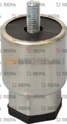 ADJUSTABLE FOOT ST./STEEL ø 1-1/2 x h 5 