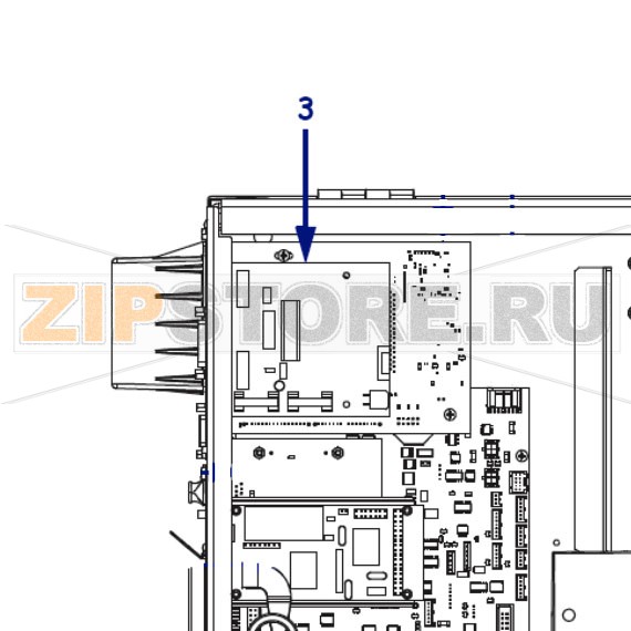 Интерфейс аппликатора 24-28V Zebra 140Xi4 Интерфейс аппликатора 24-28V Zebra 140Xi4Запчасть на сборочном чертеже под номером: 3Количество запчастей в комплекте: 1Название запчасти Zebra на английском языке: Applicator Interface 24-28V