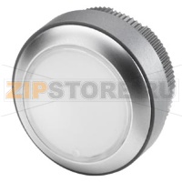 подсвеченная кнопка для модулей расширения, 22 мм, круглая, пластиковая, моментальный конта, с встроенным белым светодиодом, с пятью цветными линзами (бесцветной, жёлтой, красной, зелёной, синей), 1 НО и НЗ контакт, без надписи (вкл. PCB и модуль контакто