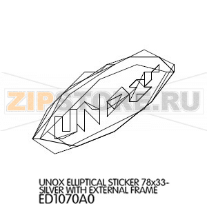 Elliptical sticker 78x33-Silver with external frame Unox XV 303G Elliptical sticker 78x33-Silver with external frame Unox XV 303GЗапчасть на деталировке под номером: 37Название запчасти на английском языке: Elliptical sticker 78x33-Silver with external frame Unox XV 303G