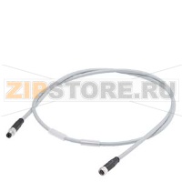 Силовой кабель M8, кабель с полиуретановой оболочкой, предсобран с вилкой M8 и розеткой M8, четырёхжильный, длина 15 м Siemens 6ES7194-2MN15-1AA0