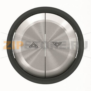 Клавиша для выключателя жалюзи, чёрная ABB 2CLA864400A1501 