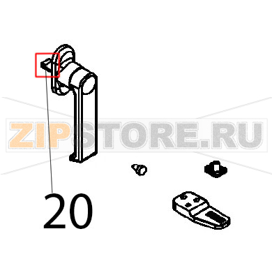 Spring Angelo Po BX101E Spring Angelo Po BX101EЗапчасть на деталировке под номером: 20
