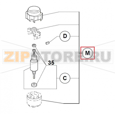 Двигатель Robot Coupe MP 350 Ultra Combi  Двигатель Robot Coupe MP 350 Ultra Combi

Запчасть на сборочном чертеже под номером: M

Название запчасти Robot Coupe на французском языке: Moteur Robot Coupe MP 350 Ultra Combi