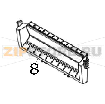 Lower front cover TSC TX210 Lower front cover TSC TX210Запчасть на деталировке под номером: 8