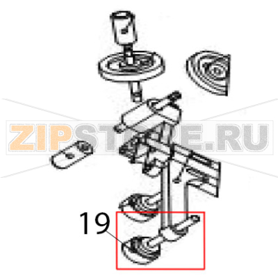Small handle Hurakan HKN-HM300M Small handle Hurakan HKN-HM300MЗапчасть на деталировке под номером: 19