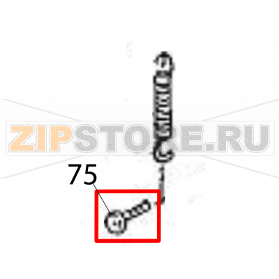 Bind head screw Sato HR224 TT Bind head screw Sato HR224 TTЗапчасть на деталировке под номером: 75Название запчасти на английском языке: Bind head screw Sato HR224 TT.