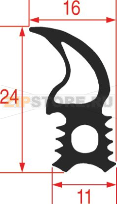 GASKET FOR OVEN DOOR 1510x665 mm 