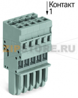 1-проводниковая розетка; 4 mm; 2-пол.; 4,00 mm; синие Wago 769-102/000-006