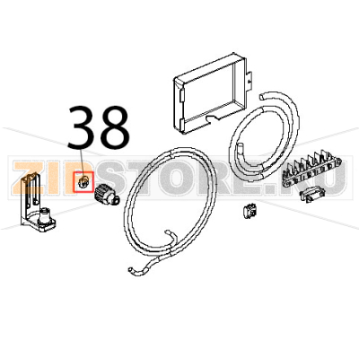 Guarnizione D=24, raccordo 3/4, gomma and rete Unox XVC 204 Guarnizione D=24, raccordo 3/4, gomma and rete Unox XVC 204Запчасть на деталировке под номером: 38