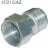 RACCORD GAZ DROIT 1/2 F-1/2 M