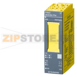 SIMATIC DP, МОДУЛЬ ПИТАНИЯ F-PM-E PPM PROFISAFE, ДЛЯ ET 200SP, =24 В, FAIL-SAFE ПЕРЕКЛЮЧЕНИЕ DQ И F-DQ ДО  PL D / SIL2 ИЛИ PL E / SIL3, 2 ДИСКРЕТНЫХ FAIL-SAFE ВХОДА И 1 ДИСКРЕТНЫЙ FAIL-SAFE ВЫХОД PPM Siemens 6ES7136-6PA00-0BC0 