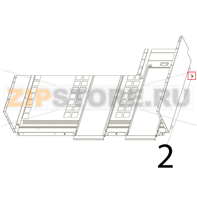 Foot H=25 mm Tecnoinox PC105G7 Foot H=25 mm Tecnoinox PC105G7Запчасть на деталировке под номером: 2