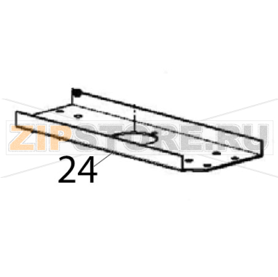 Sheet metal reinforcement Escher PM 60-V Sheet metal reinforcement Escher PM 60-VЗапчасть на деталировке под номером: 24
