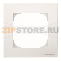 Рамка одноместная, альпийский белый ABB 2CLA857110A1101