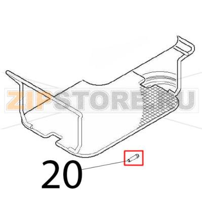Pin Angelo Po 04WFR3ED Pin Angelo Po 04WFR3EDЗапчасть на деталировке под номером: 20