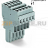 2-проводная розетка; 4 mm; 9-пол.; 4,00 mm; серые Wago 769-129 - 2-проводная розетка; 4 mm; 9-пол.; 4,00 mm; серые Wago 769-129
