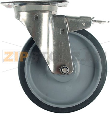 SWIVELLING CASTOR W/PLATE W/BRACKET 