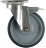 SWIVELLING CASTOR W/PLATE W/BRACKET