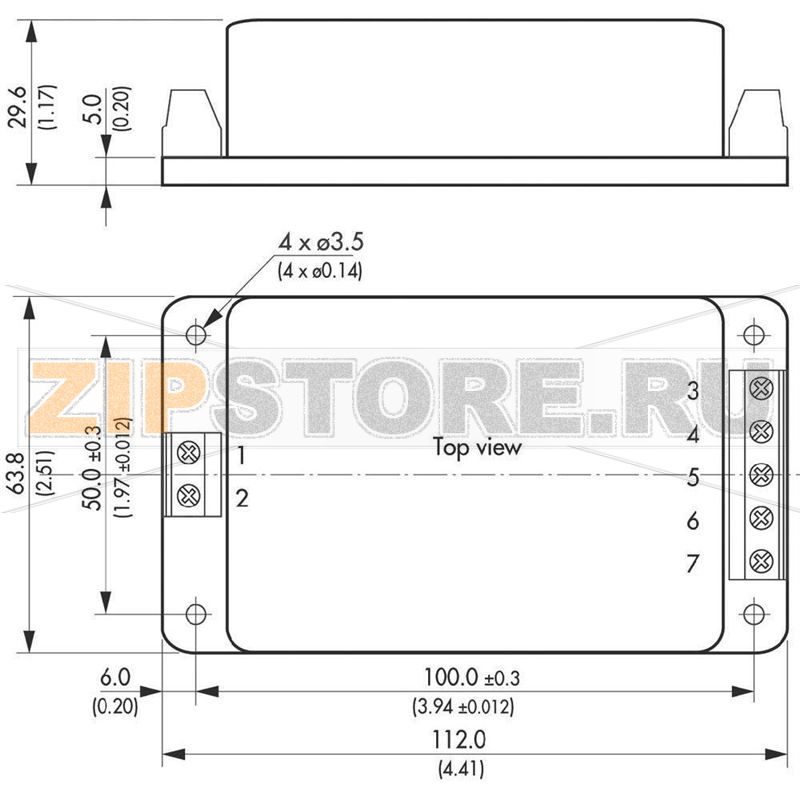 Блок питания AC/DC, 12 V, 2.5 A, 30 W Traco Power TML 30112C 