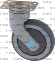 SWIVEL WHEEL WITH PLATE