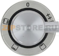 SWITCH KNOB BLACK ST./STEEL ML