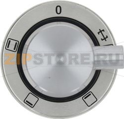 SWITCH KNOB BLACK ST./STEEL ML 